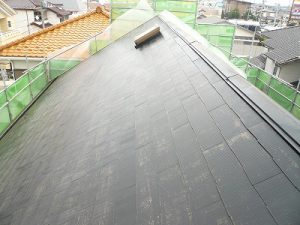 屋根ﾄｯﾌﾟﾗｲﾄ撤去工事