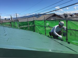 前橋市江田町屋根遮熱塗装