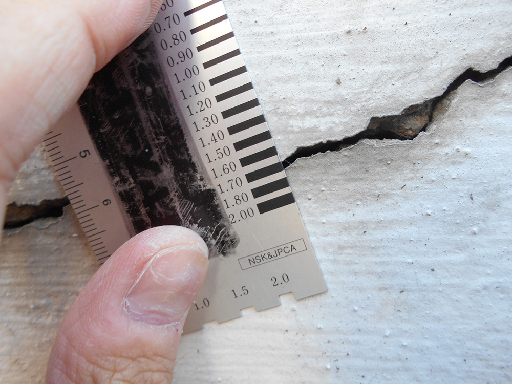 クラックの画像