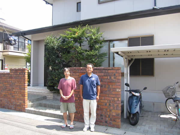 雨戸やカーポートもキレイにしていただきました　玉村町 S様邸