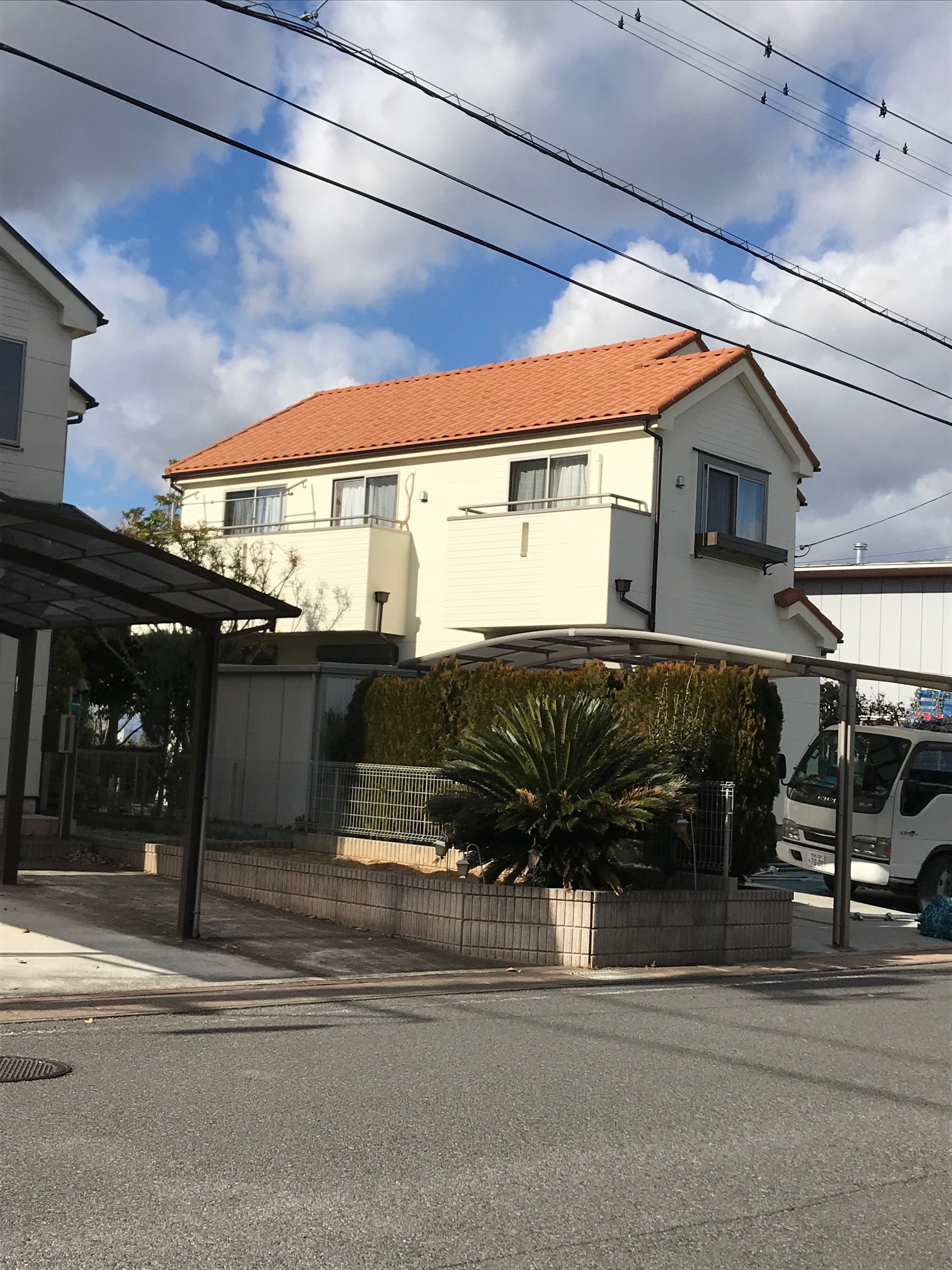 邑楽郡板倉町　屋根カバー工法外壁塗装