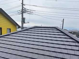 渋川市渋川　遮熱フッ素屋根塗装