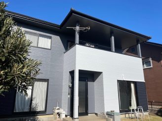 渋川市金井　窯業系サイディング　超低汚染遮熱フッ素塗装