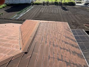 屋根板金部からの雨漏れ